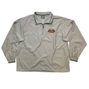 Budweiser Bud Bowl 2008 Sweater Mens XL Extra Large Gray Lightweight Super Bowl